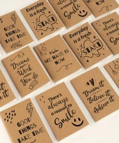 Nieuw ๐คฉ Partizzle® Partizzle 24x Kraft Notitieboek A6 - Gelinieerd - Klein Notitieboekje - 10.5 X 14.8 Cm - Positieve Quotes โจ 16 Nieuw ๐คฉ Partizzle® Partizzle 24x Kraft Notitieboek A6 - Gelinieerd - Klein Notitieboekje - 10.5 X 14.8 Cm - Positieve Quotes โจ -A-journal shop 550x550 478