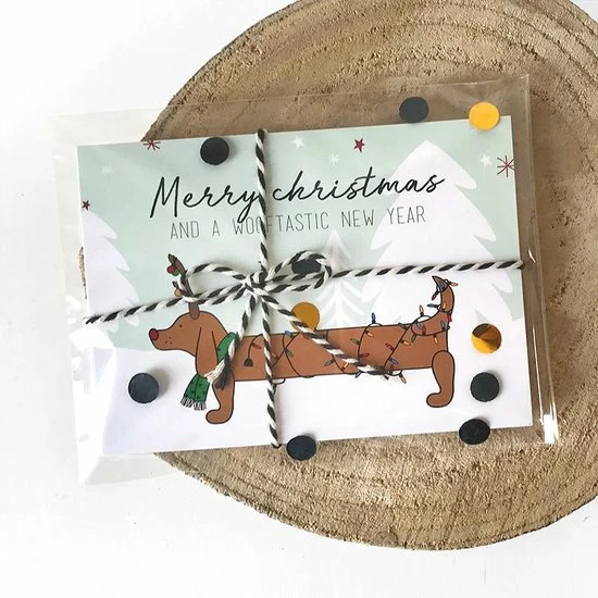 Uitgang 𧨠Geluksbrengertje Kerstkaarten 10 Stuks - Teckel - Hond - Merry π
Christmas And A Wooftastic New Year π 3 Uitgang 𧨠Geluksbrengertje Kerstkaarten 10 Stuks - Teckel - Hond - Merry π
Christmas And A Wooftastic New Year π
