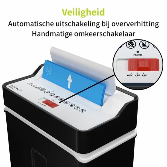 Hete verkoop ๐คฉ ACROPAQ Papierversnipperaar - Voor Thuis En Kantoor, 14 Liter, P4, Tot 6 Vellen - Papiervernietiger - Zwart ๐ 10 Hete verkoop ๐คฉ ACROPAQ Papierversnipperaar - Voor Thuis En Kantoor, 14 Liter, P4, Tot 6 Vellen - Papiervernietiger - Zwart ๐ - Afbeelding 8
