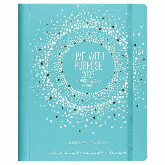 Uitgang ❤️ Peter Pauper 2023 Live With Purpose Planner (Weekly Goal Planner) 🔔 9 Uitgang ❤️ Peter Pauper 2023 Live With Purpose Planner (Weekly Goal Planner) 🔔 - Afbeelding 7