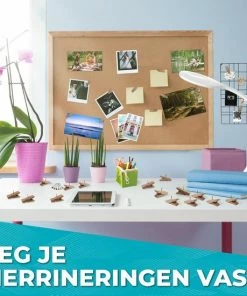Uitgang ❤️ Hello Tomorrow® 30 St. Punaises Voor Prikbord Kurk - Decoratie Muur & Wand - Knutselen - Houten ✔️ 14 Uitgang ❤️ Hello Tomorrow® 30 St. Punaises Voor Prikbord Kurk - Decoratie Muur & Wand - Knutselen - Houten ✔️ -A-journal shop 550x550 504