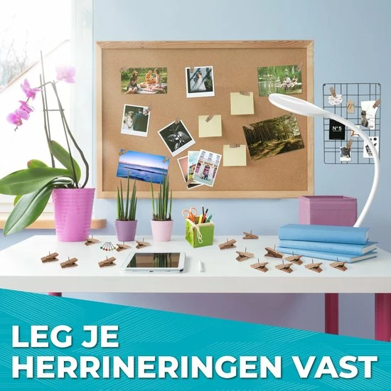 Uitgang ❤️ Hello Tomorrow® 30 St. Punaises Voor Prikbord Kurk - Decoratie Muur & Wand - Knutselen - Houten ✔️ 7 Uitgang ❤️ Hello Tomorrow® 30 St. Punaises Voor Prikbord Kurk - Decoratie Muur & Wand - Knutselen - Houten ✔️ - Afbeelding 5