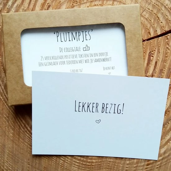 Goedkoopste ๐งจ Liefsoppapier.nl Pluimpjes Collegiale Set - Complimentenkaartjes Met Positieve Teksten - Complimenten - Liefs Op Papier ๐ 8 Goedkoopste ๐งจ Liefsoppapier.nl Pluimpjes Collegiale Set - Complimentenkaartjes Met Positieve Teksten - Complimenten - Liefs Op Papier ๐ - Afbeelding 6