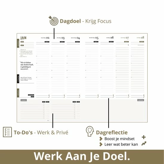 Beste recensies van ❤️ Clen Verkleij Purpuz Planner 2023 Agenda - Organizer - Behaal Je Doelen 🎉 6 Beste recensies van ❤️ Clen Verkleij Purpuz Planner 2023 Agenda - Organizer - Behaal Je Doelen 🎉 - Afbeelding 4