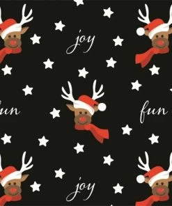 Promo ❤️ Bellatio Decorations Kerst Inpakpapier/cadeaupapier - Zwart/rendieren - 250 X 70 Cm ✔️ 7 Promo ❤️ Bellatio Decorations Kerst Inpakpapier/cadeaupapier - Zwart/rendieren - 250 X 70 Cm ✔️ -A-journal shop 550x550 675