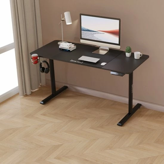 Gloednieuw 💯 Pro.tec Bureau Hayward Zit Sta Elektrisch Verstelbaar Zwart 🔥 5 Gloednieuw 💯 Pro.tec Bureau Hayward Zit Sta Elektrisch Verstelbaar Zwart 🔥 - Afbeelding 3