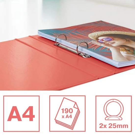 Beste recensies van โค๏ธ Esselte Colour'Breeze A4 2-Rings Ringband Met Harde Kaft Voor 190 Vellen - Rugbreedte Van 42 Millimeter - Koraal ๐ 4 Beste recensies van โค๏ธ Esselte Colour'Breeze A4 2-Rings Ringband Met Harde Kaft Voor 190 Vellen - Rugbreedte Van 42 Millimeter - Koraal ๐ - Afbeelding 2