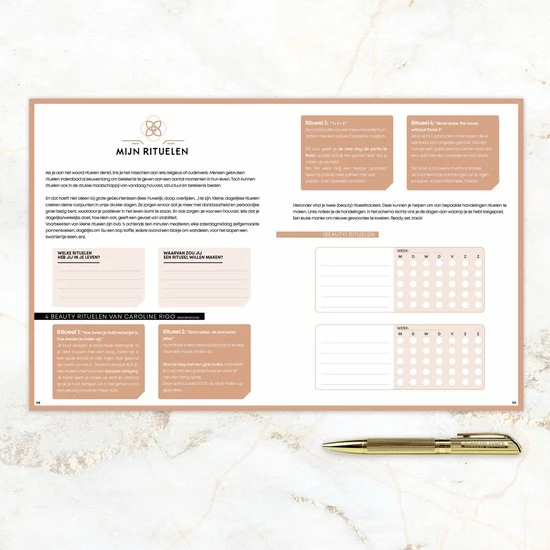 Kopen ๐ฏ SuccesPlanner X Cent Pur Cent Beautyplanner 2023 - Weekplanner & Agenda – Privé & Business In één Planner - Nudekleur - Limited Edition ๐ 18 Kopen ๐ฏ SuccesPlanner X Cent Pur Cent Beautyplanner 2023 - Weekplanner & Agenda – Privé & Business In één Planner - Nudekleur - Limited Edition ๐ - Afbeelding 16