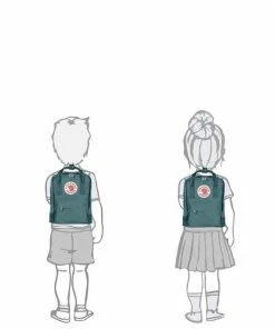 Alternative view of Coupon 🎁 Fjallraven Fjällräven Kånken Mini Unisex Rugzak - Frost Green ⭐