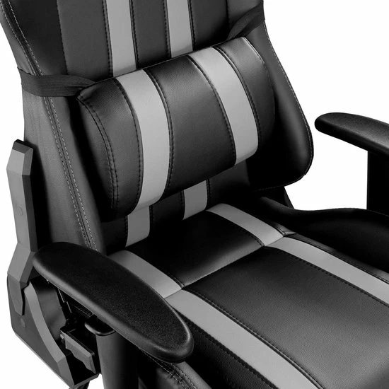 Beste Pirce 😍 TecTake Gaming Chair Bureaustoel - Premium Racing - Zwart/Grijs - Kunstleer - Verstelbaar ❤️ 5 Beste Pirce 😍 TecTake Gaming Chair Bureaustoel - Premium Racing - Zwart/Grijs - Kunstleer - Verstelbaar ❤️ - Afbeelding 3