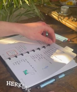 Alternative view of Coupon 🎉 Greenstory - GreenBook - Uitwisbaar Notitieboek - Lijn & Blanco 🎁