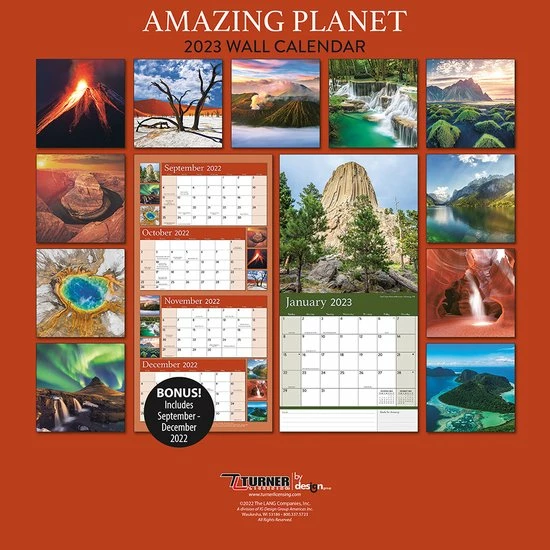 Goedkoopste 😍 TL Turner Amazing Planet Kalender 2023 🎉 4 Goedkoopste 😍 TL Turner Amazing Planet Kalender 2023 🎉 - Afbeelding 2