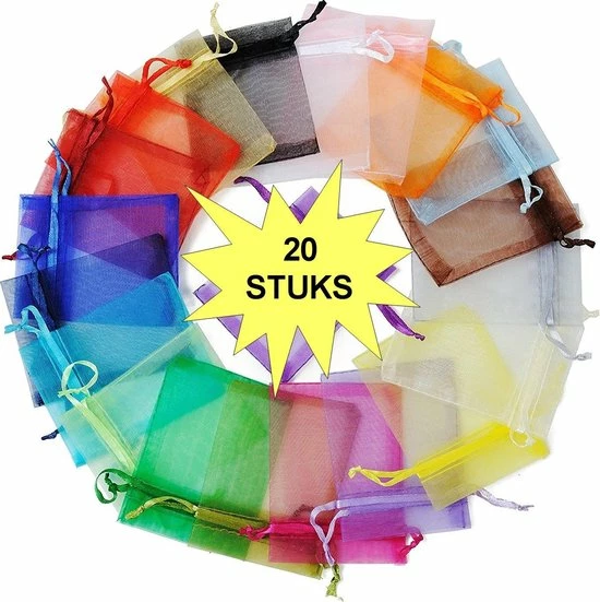 Flash-uitverkoop 🌟 Organza Zakjes Fako Bijoux® - 9 X 12 Cm - Mix - 20 Stuks 😍 4 Flash-uitverkoop 🌟 Organza Zakjes Fako Bijoux® - 9 X 12 Cm - Mix - 20 Stuks 😍 - Afbeelding 2