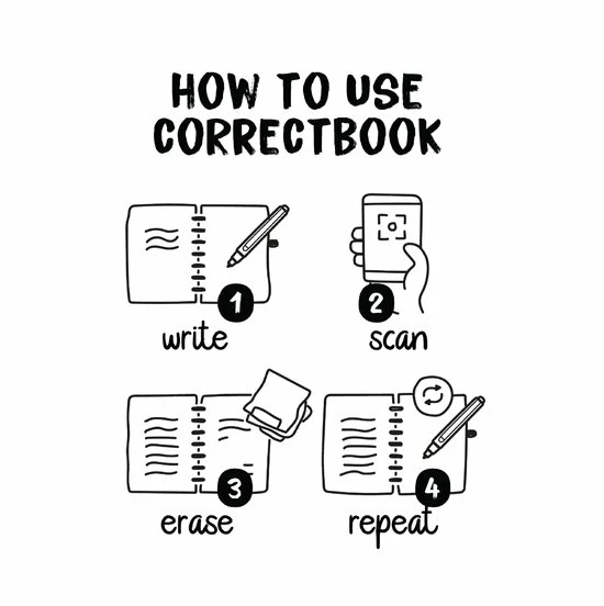 Flash-uitverkoop ๐ Whiteboard Notitieblok / Schrift - Correctbook - A6 - Gelijnd - Zwart ๐ 5 Flash-uitverkoop ๐ Whiteboard Notitieblok / Schrift - Correctbook - A6 - Gelijnd - Zwart ๐ - Afbeelding 3