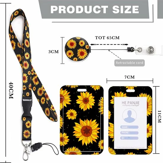 Begroting 🎁 Mycramé Zonnebloem Lange Lanyard Sleutelhanger En Keycord - Badgehouder Met Clip Trekkoord - Uittrekbare Badge Pashouder - Kaarthouder Keykoord - Houder Voor Kaart/Sleutels - Telefoon/GSM Koord - Sleutelkoord - Plastic ID Pashouder Ketting - Telefoonkoord 🔔 11 Begroting 🎁 Mycramé Zonnebloem Lange Lanyard Sleutelhanger En Keycord - Badgehouder Met Clip Trekkoord - Uittrekbare Badge Pashouder - Kaarthouder Keykoord - Houder Voor Kaart/Sleutels - Telefoon/GSM Koord - Sleutelkoord - Plastic ID Pashouder Ketting - Telefoonkoord 🔔 - Afbeelding 9