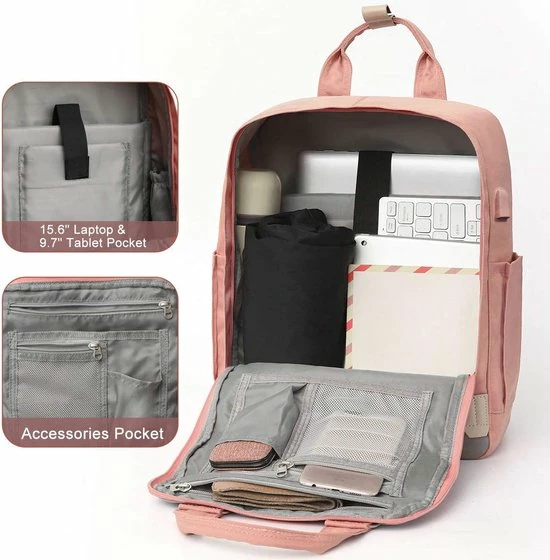 Kopen 🌟 YAMTION Boektentas - Modieuze Rugzak Dames/meisjes - Ideaal Voor School - Draagrugzak Met Laptopvak Voor 15,6 Inch Laptop - Ideaalvoor Universiteit, Reizen, Vrije Tijd En Werk 🎁 5 Kopen 🌟 YAMTION Boektentas - Modieuze Rugzak Dames/meisjes - Ideaal Voor School - Draagrugzak Met Laptopvak Voor 15,6 Inch Laptop - Ideaalvoor Universiteit, Reizen, Vrije Tijd En Werk 🎁 - Afbeelding 3