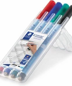 Alternative view of Hete verkoop 👍 STAEDTLER Lumocolor Correctable Pen M - Box 4 Kleuren 💯
