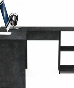 Hete verkoop ⭐ AZ-Home Meubels Hoekbureau Simple - Donkergrijs - Bureau - 140x48x75 Cm 😍 8 Hete verkoop ⭐ AZ-Home Meubels Hoekbureau Simple - Donkergrijs - Bureau - 140x48x75 Cm 😍 -A-journal shop 550x571 3