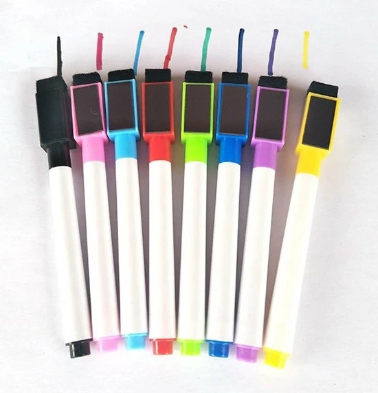 Beste recensies van 🌟 KELERINO. Magnetische Whiteboard Markers Met Wisser - 8 Kleuren ❤️ 3 Beste recensies van 🌟 KELERINO. Magnetische Whiteboard Markers Met Wisser - 8 Kleuren ❤️