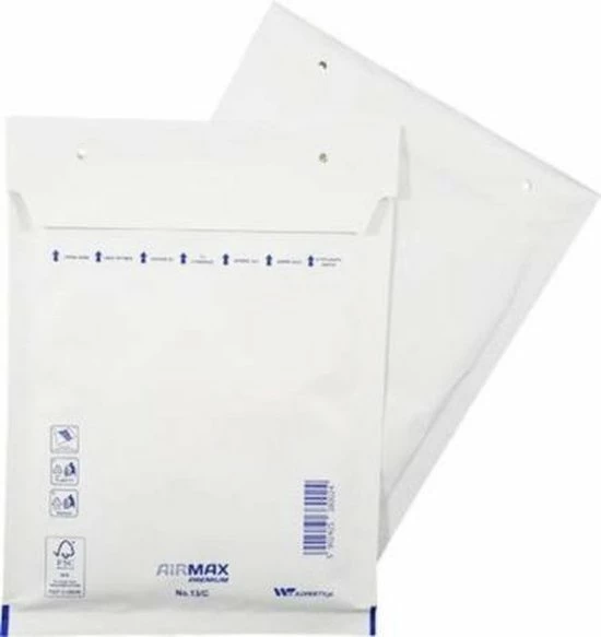 Coupon ๐ Airmax 100 Stuks - Luchtkussen Enveloppen C (Bubbeltjes Envelop C/13) 150 X 215 Mm ๐งจ 3 Coupon ๐ Airmax 100 Stuks - Luchtkussen Enveloppen C (Bubbeltjes Envelop C/13) 150 X 215 Mm ๐งจ