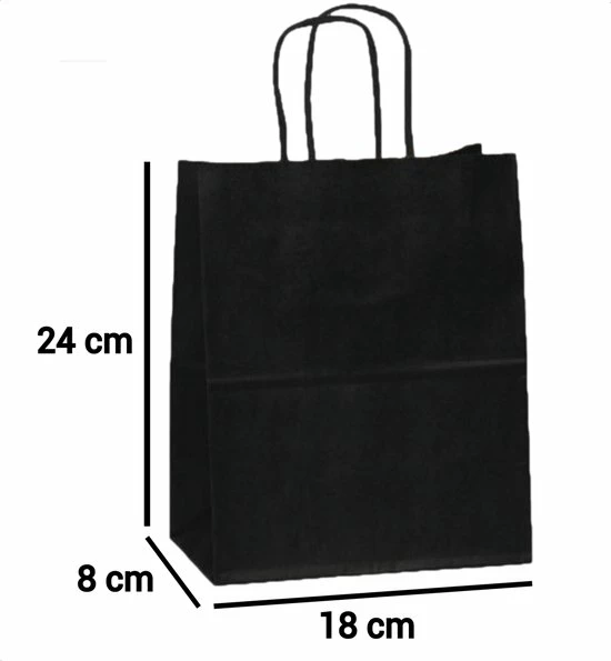 Coupon ๐ฅ LOVV-Papieren Tasjes -Cadeautasjes-Cadeauzakjes-voor Sinterklaas En Kerst-10 Stuks-Zwart-Incl 10 Stickers Twv 3,99-Fijne Feestdagen-Kerst Tasjes-Gratis Verzending-18+8x24 Cm ๐ 8 Coupon ๐ฅ LOVV-Papieren Tasjes -Cadeautasjes-Cadeauzakjes-voor Sinterklaas En Kerst-10 Stuks-Zwart-Incl 10 Stickers Twv 3,99-Fijne Feestdagen-Kerst Tasjes-Gratis Verzending-18+8x24 Cm ๐ - Afbeelding 6