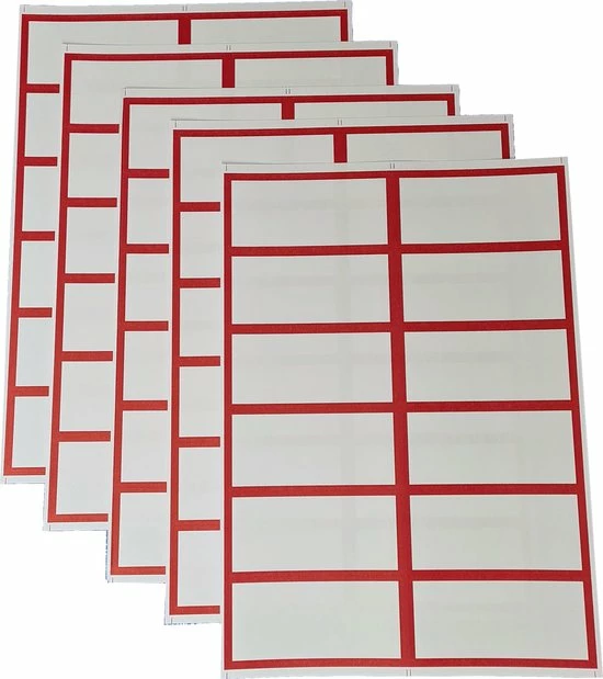 Groothandel 🛒 ACEverpakkingen.nl Etiketten Stickers Blanco Kleur Rood - 60 Etiketten - Labels - 100 × 47mm - Met Schrijfvlak - Zonder Lijmresten - Geschikt Voor School/kantoor/verhuizen ❤️ 3 Groothandel 🛒 ACEverpakkingen.nl Etiketten Stickers Blanco Kleur Rood - 60 Etiketten - Labels - 100 × 47mm - Met Schrijfvlak - Zonder Lijmresten - Geschikt Voor School/kantoor/verhuizen ❤️
