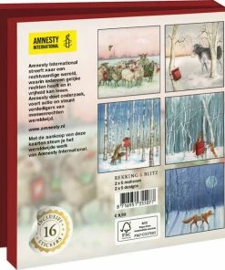 Alternative view of Beste recensies van 🥰 Bekking & Blitz - Kerstkaartenmapje - Set Kerstkaarten - Kunstkaarten - 10 Stuks - Inclusief Enveloppen – Uniek Design - Dieren - Season's Greetings - Martine Van Nieuwenhuyzen - Amnesty International 🌟
