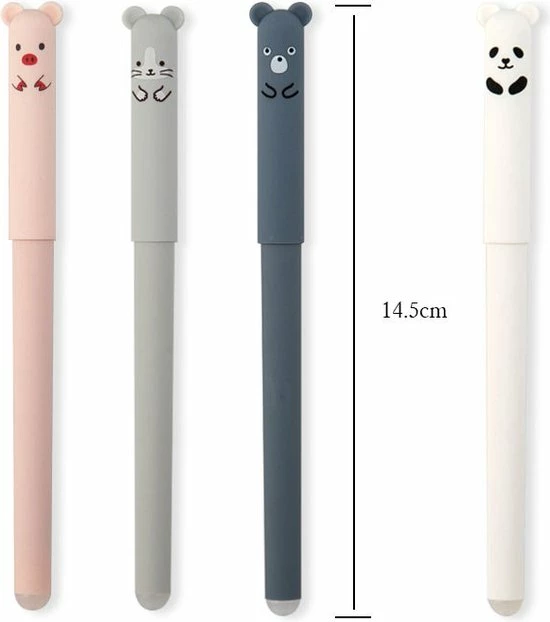 Flash-uitverkoop ๐ Pymiq® Luxe Uitgumbare Pennenset Van 4 - Back To School - Schrijven - Uitgummen - Gum - Verwijderbaar - Pen - Dieren ๐ 5 Flash-uitverkoop ๐ Pymiq® Luxe Uitgumbare Pennenset Van 4 - Back To School - Schrijven - Uitgummen - Gum - Verwijderbaar - Pen - Dieren ๐ - Afbeelding 3