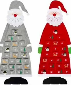 Alternative view of Kopen 🤩 Bob Online Adventskalender 2022 – Kerstvilt Kerstman Adventskalender – Wandhangende Kerstman Vilt Adventskalender Met 24-daagse Zakjes – Adventskalender Decoratie – Thuis Of Kantoor Wandhangende Advetskalender – Felt Hanging Advent Calendar With 24 Pockets – Ha 💯