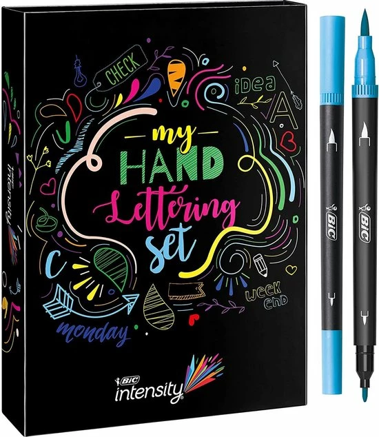 Gloednieuw ๐ BIC My Handlettering Set - Mijn Luxe Schrijf Geschenkdoos ๐ 3 Gloednieuw ๐ BIC My Handlettering Set - Mijn Luxe Schrijf Geschenkdoos ๐