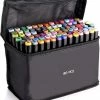Gloednieuw 🌟 Discountershop Dubbelzijdige Markering 80 St Twinmarkers XXL-set - Stift Met 80 St Twin Tip Markeerstift Dual Tip Permanente Sketch Marker 80 Kleuren Voor Kunstenaars Volwassenen Kinderen Tekenen Schilderen Ambachten Hoeveelheid 80 Stuks ✨ -A-journal shop 550x643 2