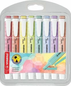 Coupon π€© Markeerstiften STABILO Swing Cool Pastel - Etui 8 Stuks π