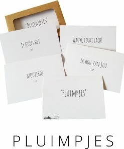 Alternative view of Goedkoopste 🧨 Liefsoppapier.nl Pluimpjes Collegiale Set - Complimentenkaartjes Met Positieve Teksten - Complimenten - Liefs Op Papier 🛒