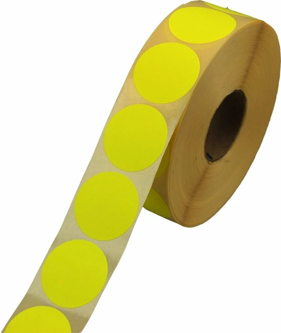 Groothandel โญ 500 Etiketten Rond Geel Sticker 35 Mm Op Rol - Label Stickers Gekleurd - Telano ๐ 3 Groothandel โญ 500 Etiketten Rond Geel Sticker 35 Mm Op Rol - Label Stickers Gekleurd - Telano ๐