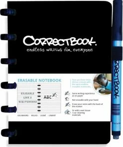 Flash-uitverkoop ๐ Whiteboard Notitieblok / Schrift - Correctbook - A6 - Gelijnd - Zwart ๐ 21 Flash-uitverkoop ๐ Whiteboard Notitieblok / Schrift - Correctbook - A6 - Gelijnd - Zwart ๐ -A-journal shop 550x666