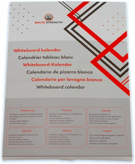 Gloednieuw ๐ Brute Strength - Magnetisch Weekplanner Whiteboard (5) - A3 - Planbord - Familieplanner - Gezinsplanner - To Do Planner ๐ 5 Gloednieuw ๐ Brute Strength - Magnetisch Weekplanner Whiteboard (5) - A3 - Planbord - Familieplanner - Gezinsplanner - To Do Planner ๐ - Afbeelding 3