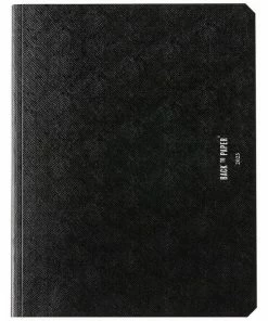 Hete verkoop ๐คฉ Brepols Agenda 2023 - BACK TO PAPER - Weekly Notebook - Weekoverzicht + Notitie Pagina - 16,9 X 22 Cm - Zwart โ