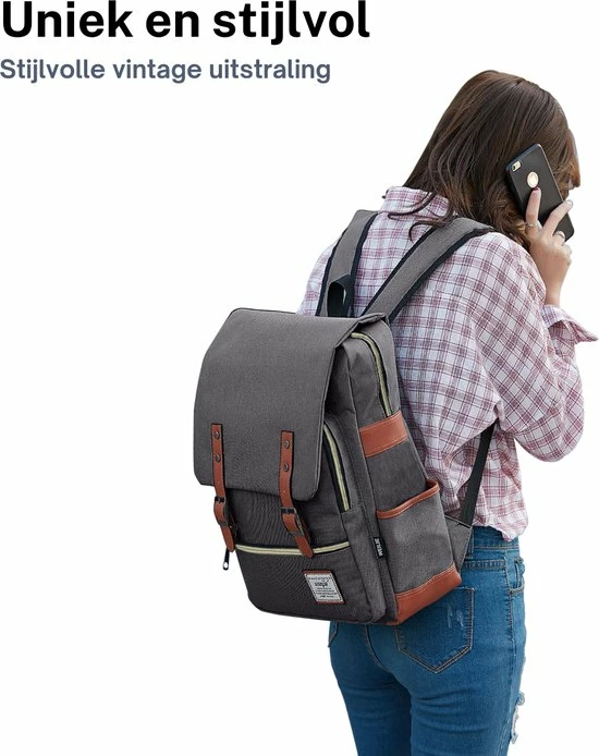 Uitgang ๐ ZILOU® Rugtas - Rugzak - 20-35 Liter - 16" Laptopvak - School - Werk - Reizen - Grijs ๐คฉ 8 Uitgang ๐ ZILOU® Rugtas - Rugzak - 20-35 Liter - 16" Laptopvak - School - Werk - Reizen - Grijs ๐คฉ - Afbeelding 6