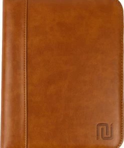 Beste Verkoop ⌛ Negotia Leather NEGOTIA Vintage Abbey - Leren Schrijfmap A5 - Leren Conferentiemap/Documentatiemap Voor A5 Schrijfblok - Leren Notitieboek - Bruin 💯
