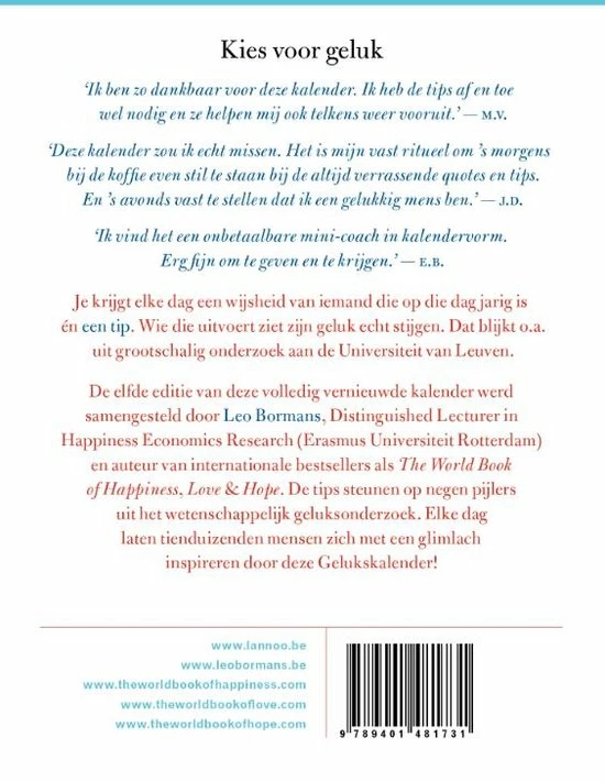 Groothandel ⭐ Leo Bormans Een Jaar Vol Geluk Scheurkalender 2023 🌟 5 Groothandel ⭐ Leo Bormans Een Jaar Vol Geluk Scheurkalender 2023 🌟 - Afbeelding 3