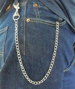 Alternative view of Begroting 🔥 No Evil Stalen Broekketting - Sleutelketting Voor Sleutels Of Portemonnee - 48cm 🥰