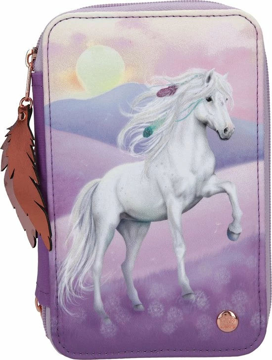 Gloednieuw ๐งจ Depesche Miss Melody 3-vaks Etui VIOLET DREAMS ๐ 3 Gloednieuw ๐งจ Depesche Miss Melody 3-vaks Etui VIOLET DREAMS ๐