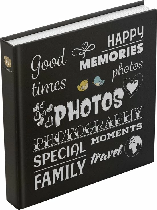 Beste Pirce ⭐ Fotoalbum - Henzo - Fantasy Wording - 400 Foto's - Zwart ✔️ 3 Beste Pirce ⭐ Fotoalbum - Henzo - Fantasy Wording - 400 Foto's - Zwart ✔️