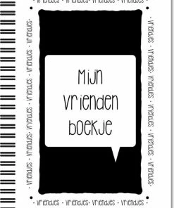 Aanbiedingen ✨ Vriendenboekje | Lettertijd | A5-formaat - 30 Vriendjes ❤️