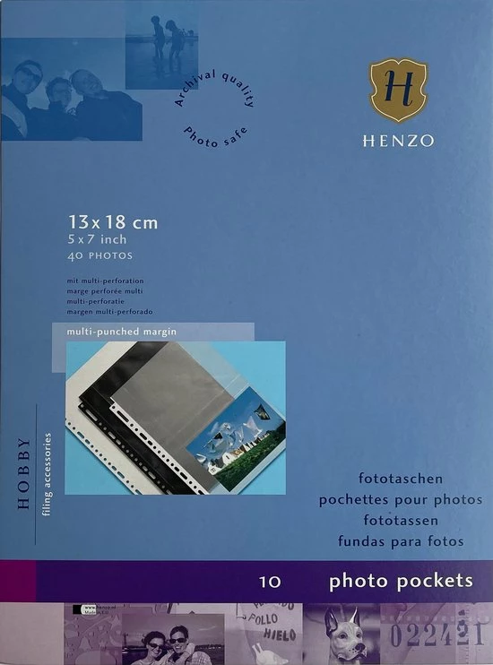 Beste deal β€οΈ Insteekhoes - Henzo - 10 Stuks Voor 40 Foto's - Fotomaat 13x18 Cm - Wit π 7 Beste deal β€οΈ Insteekhoes - Henzo - 10 Stuks Voor 40 Foto's - Fotomaat 13x18 Cm - Wit π - Afbeelding 5