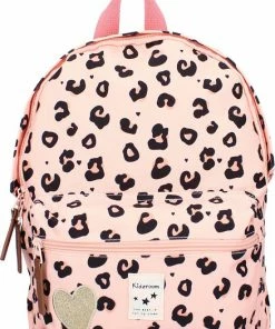 Begroting 👏 Kidzroom Attitude Rugzak - 2 T/m 6 Jaar - Roze - Panterprint ✔️