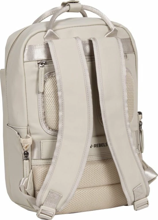 Nieuw ๐คฉ New Rebels® Harper - Rugtas - Beige - Waterbestendig - 13.31312108 - 9L - 28x8x38cm - Rugzak / ๐ Backpack ๐ 6 Nieuw ๐คฉ New Rebels® Harper - Rugtas - Beige - Waterbestendig - 13.31312108 - 9L - 28x8x38cm - Rugzak / ๐ Backpack ๐ - Afbeelding 4