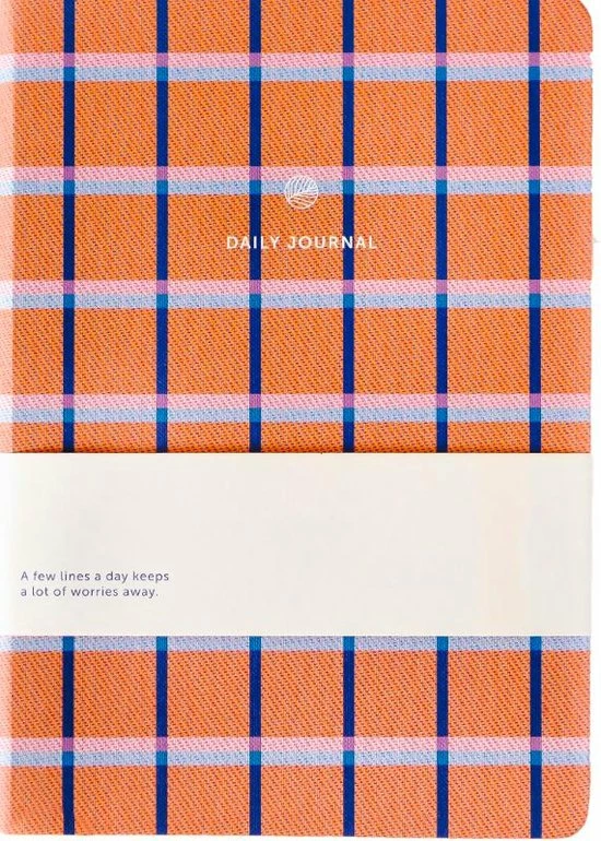 Flash-uitverkoop ⌛ A-journal Dagboek - Daily Journal - 5 Minuten Dagboek - Oranje Lila Blauwe Ruit ⌛ 7 Flash-uitverkoop ⌛ A-journal Dagboek - Daily Journal - 5 Minuten Dagboek - Oranje Lila Blauwe Ruit ⌛ - Afbeelding 5
