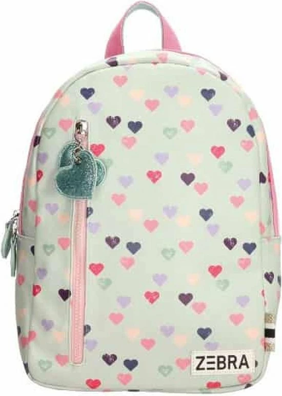 Goedkoop 😉 Zebra Trends 👧 Girls Rugzak M Mint Heart ✨ 3 Goedkoop 😉 Zebra Trends 👧 Girls Rugzak M Mint Heart ✨