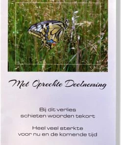 Alternative view of Korting 🛒 Cards & Crafts 20 Luxe Condoleance Wenskaarten Oprechte Deelneming - 17x12cm - Gevouwen Kaart Met Envelop 🛒